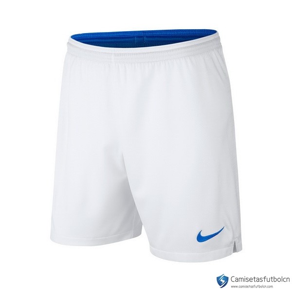 Pantalones Brasil Segunda equipo 2018 Blanco